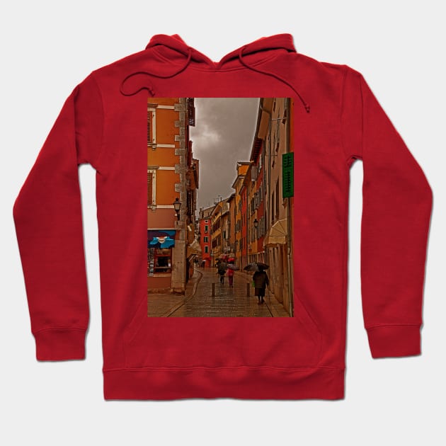 Rainy Day. Rovinj. Croatia Hoodie by vadim19